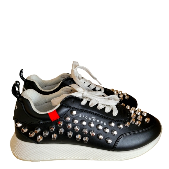 John Richmond Other - Studded Black Leather Trainers by John Richmond size 40